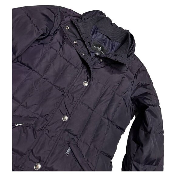 London Fog DOWN & FEATHER FILL Luxury Winter Puffer Parka Coat Womens Small - Picture 3 of 7
